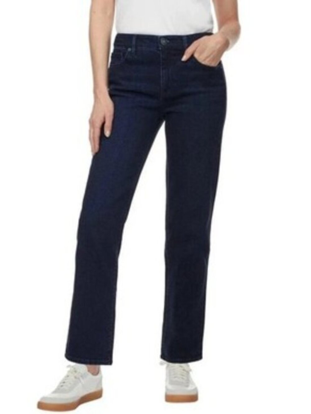Hudson Denim Straight Leg Dark Indigo Wash Jeans Mid Rise NWT Size 4 / 27